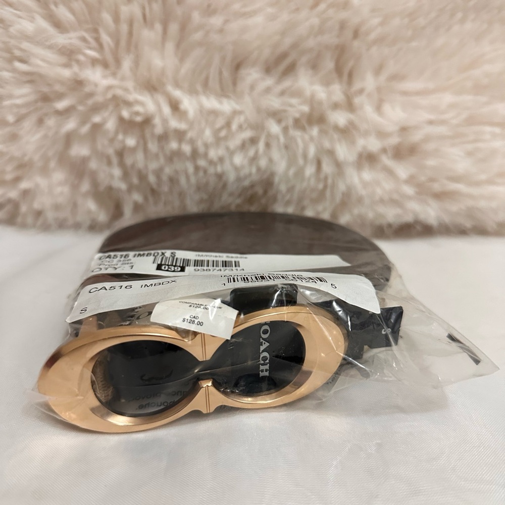 Coach Signature buckle belt, 25mm (small)